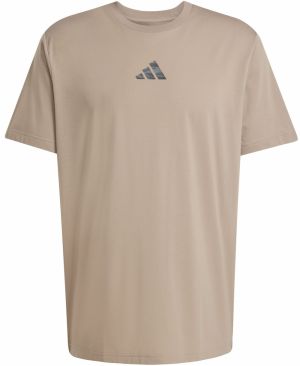 ADIDAS PERFORMANCE Funkčné tričko  béžová / sivá / antracitová