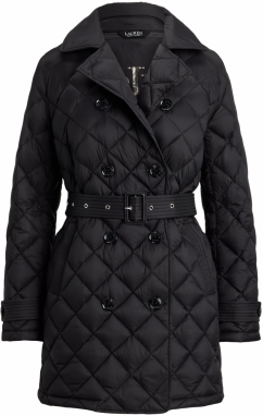 Lauren Ralph Lauren Prechodný kabát  čierna