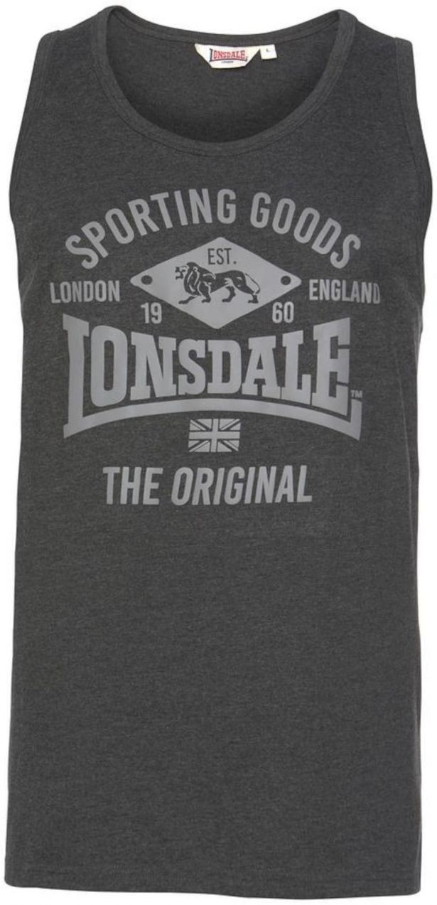 LONSDALE Tričko 'Pilton'  antracitová