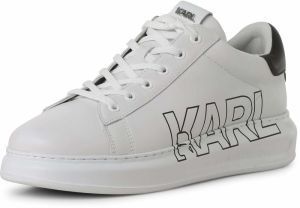Karl Lagerfeld Nízke tenisky  čierna / biela