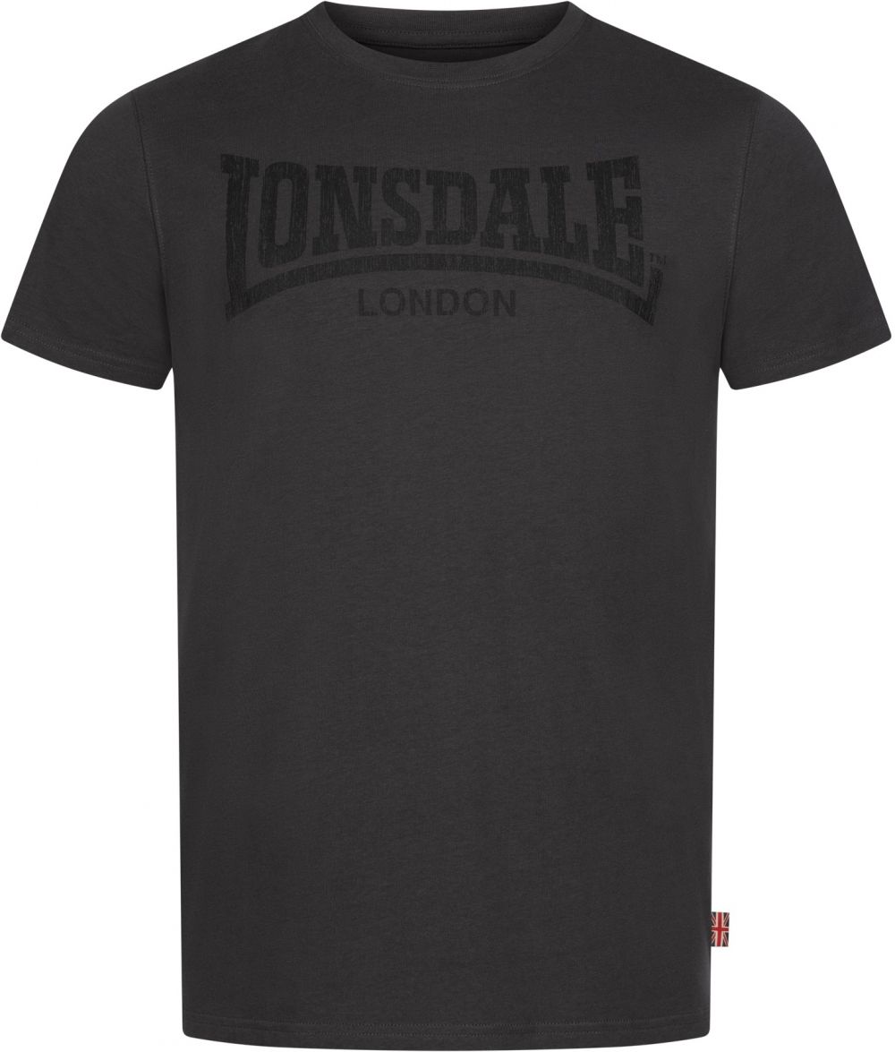 LONSDALE Tričko 'KAI '  antracitová / čierna