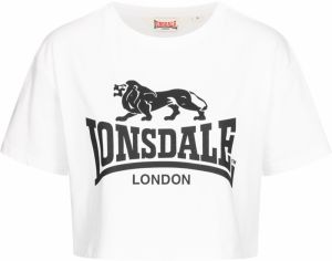 LONSDALE Tričko  čierna / biela