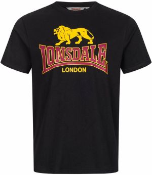 LONSDALE Tričko 'Taverham'  žltá / grenadínová / čierna