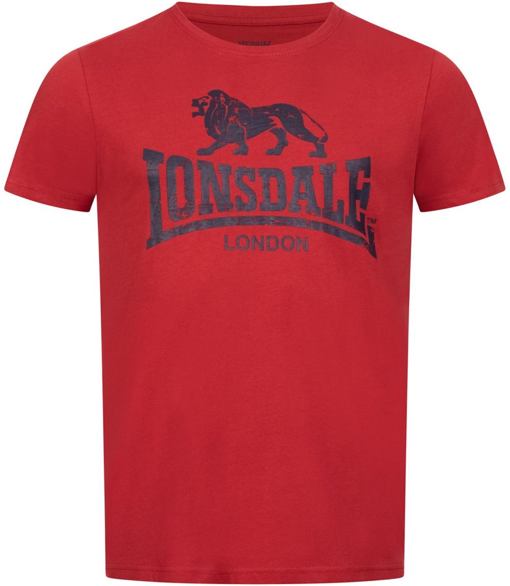 LONSDALE Tričko  námornícka modrá / červená
