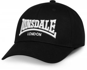 LONSDALE Čiapka ' FLIXTON '  čierna / biela