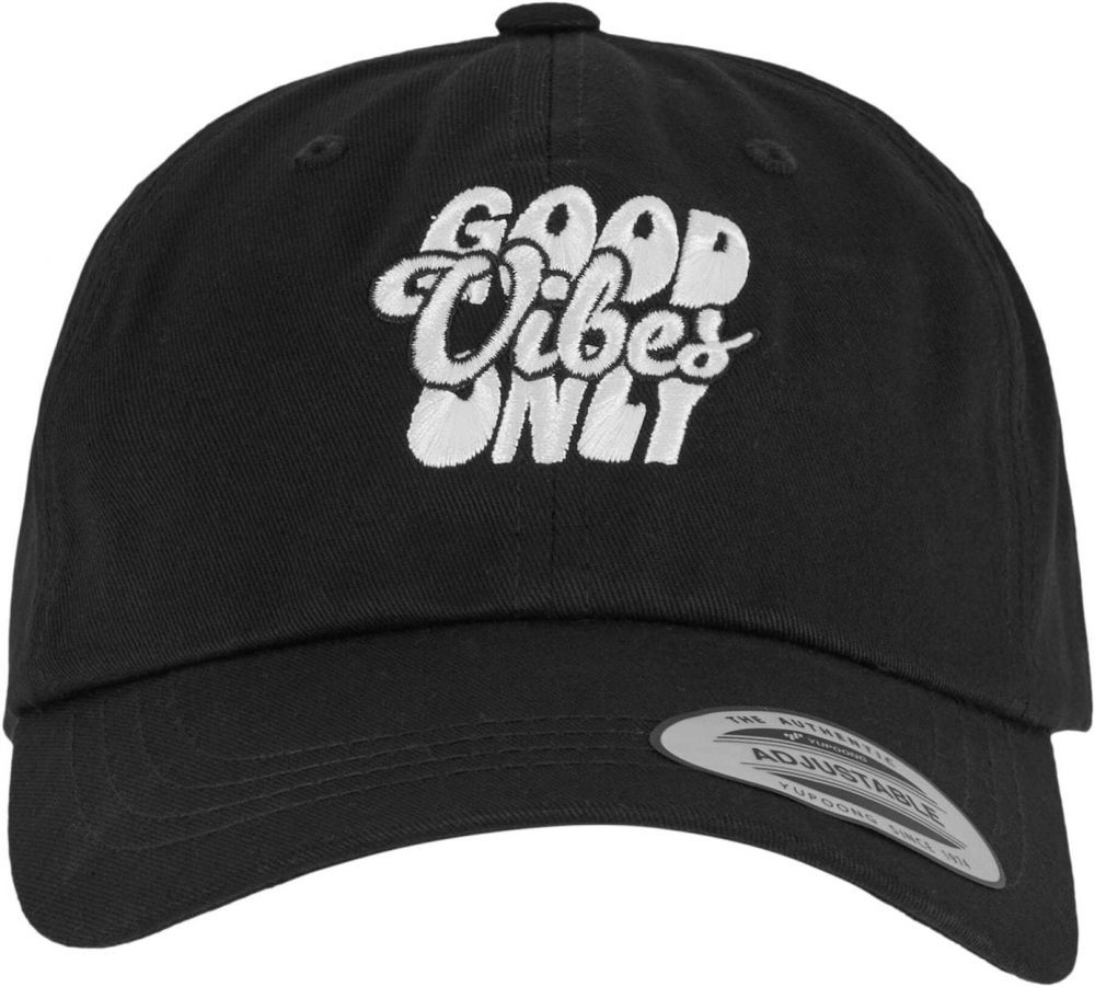 Mister Tee Čiapka 'Good Vibes Only'  čierna / biela