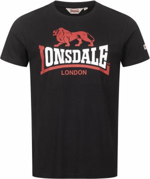 LONSDALE Tričko  svetločervená / čierna / biela