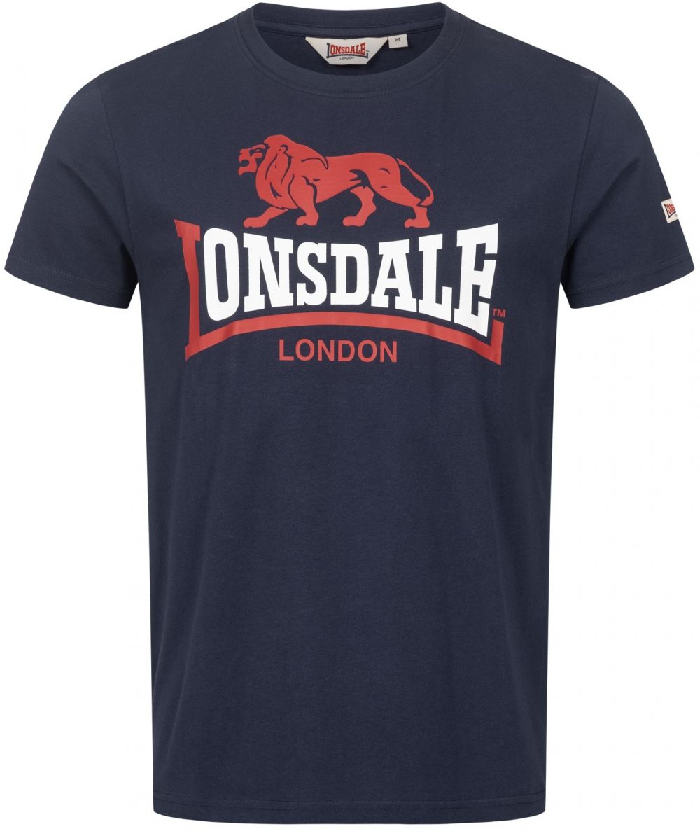 LONSDALE Tričko  námornícka modrá / červená / biela