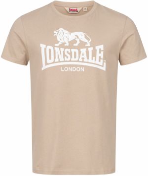 LONSDALE Tričko 'St. Erney'  piesková / biela