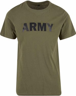 Brandit Tričko 'Army'  olivová / čierna