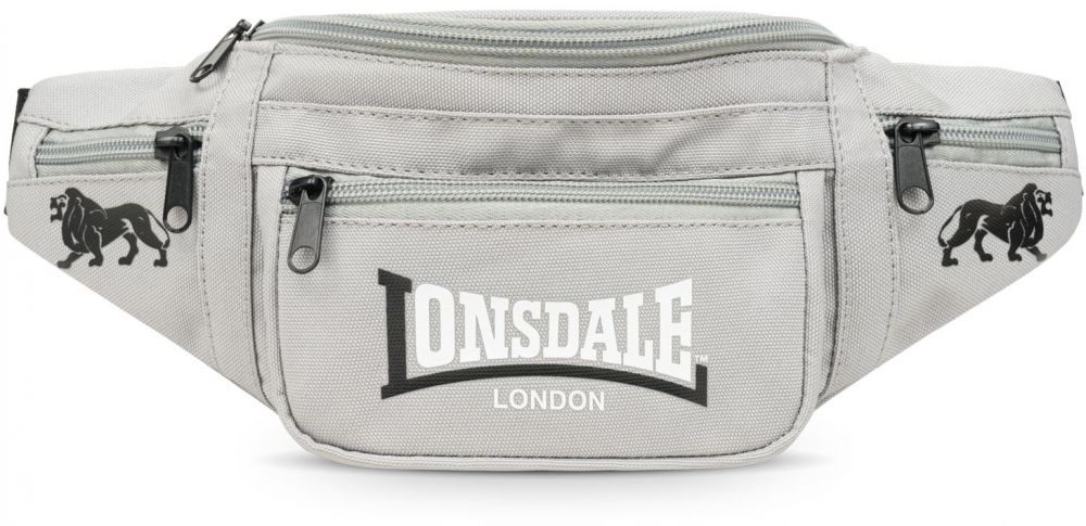 LONSDALE Ľadvinka 'Hip'  svetlosivá / čierna / biela