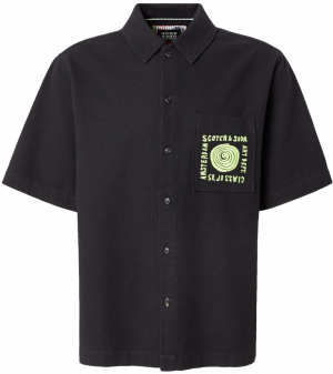 SCOTCH & SODA Košeľa  svetlozelená / čierna
