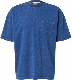 SCOTCH & SODA Tričko  modrá melírovaná
