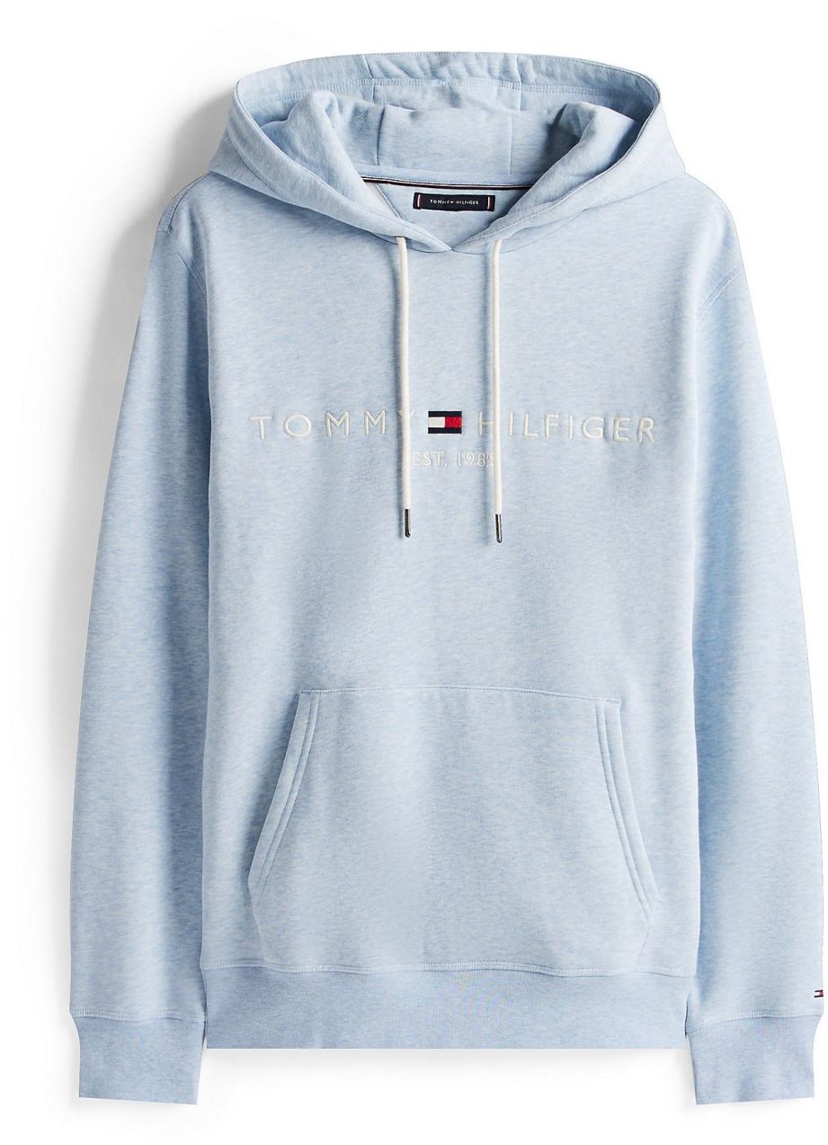TOMMY HILFIGER Mikina  námornícka modrá / svetlomodrá / rubínová / biela