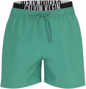 Calvin Klein Swimwear Plavecké šortky 'Intense Power'  smaragdová / čierna / biela
