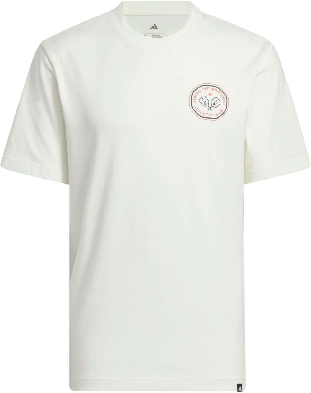 ADIDAS SPORTSWEAR Funkčné tričko 'Country Club Scenic'  tmavozelená / svetlooranžová / biela