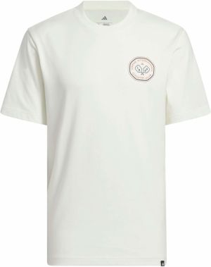 ADIDAS SPORTSWEAR Funkčné tričko 'Country Club Scenic'  tmavozelená / svetlooranžová / biela