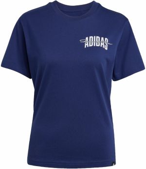 ADIDAS SPORTSWEAR Funkčné tričko 'Collegiate'  tmavomodrá / biela