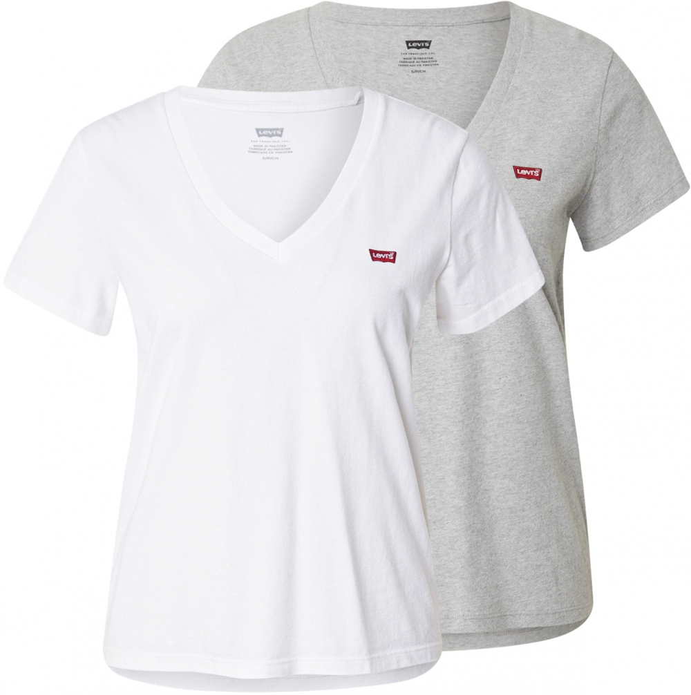LEVI'S ® Tričko 'PERFECT'  sivá / biela