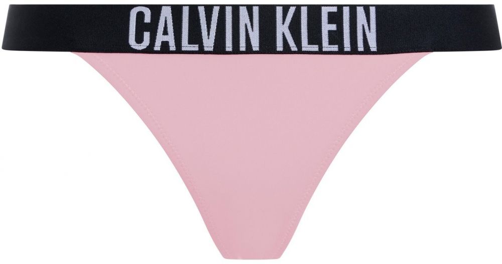 Calvin Klein Swimwear Bikinové nohavičky 'Intense Power'  ružová / čierna / biela
