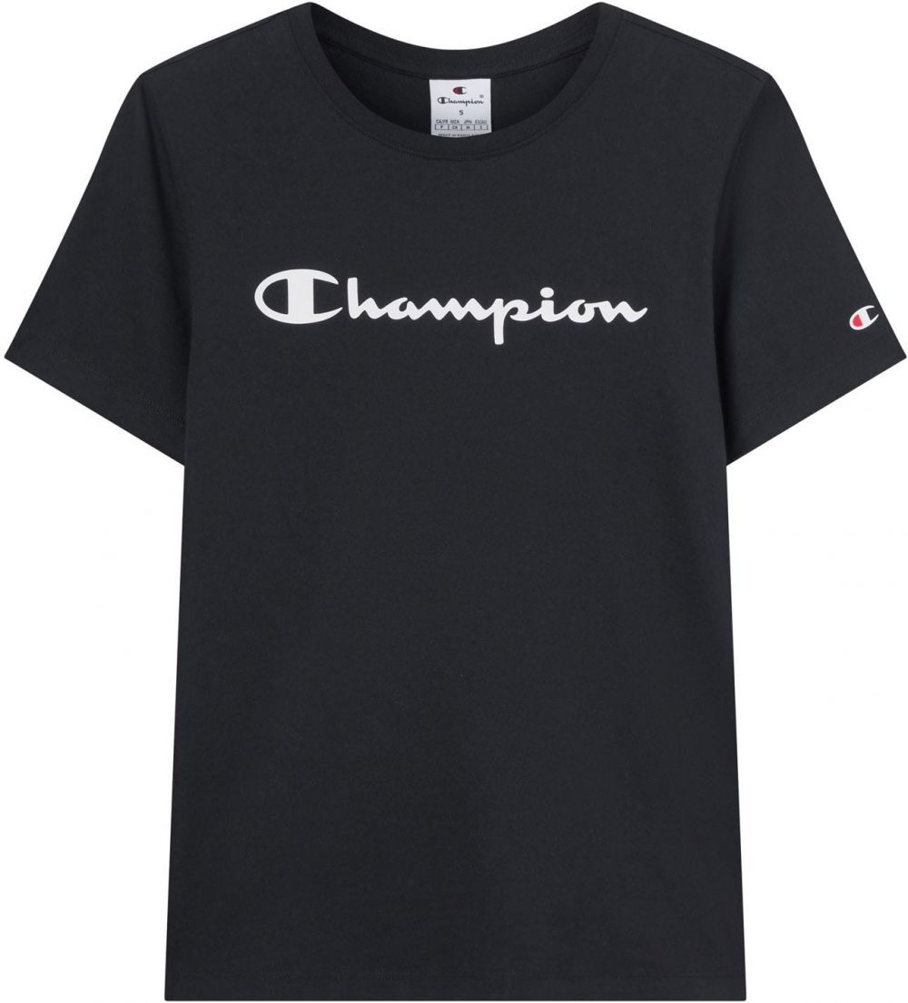 Champion Authentic Athletic Apparel Tričko  čierna / biela