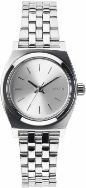 Nixon Analógové hodinky 'Small Time Teller'  strieborná