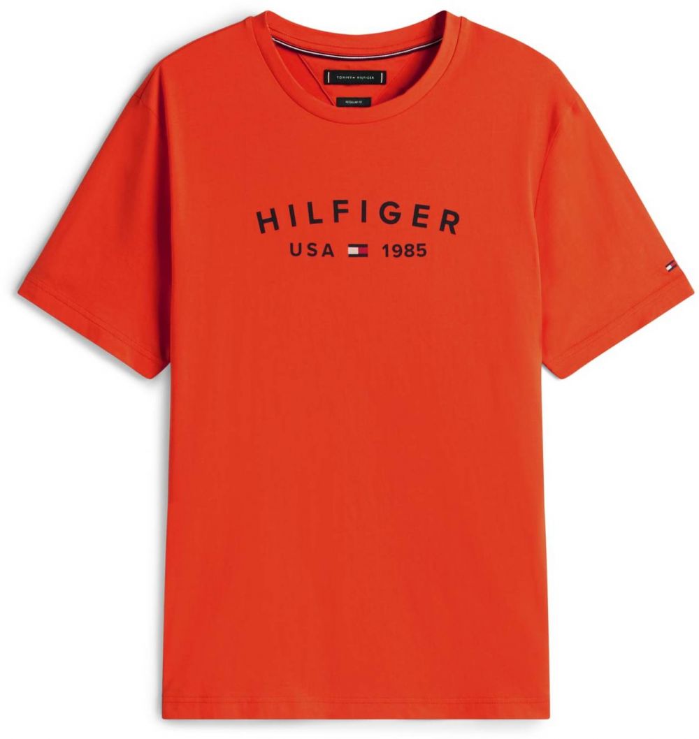 TOMMY HILFIGER Tričko 'FATHERS DAY'  námornícka modrá / mandarínková / červená / biela