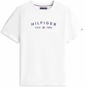 TOMMY HILFIGER Tričko 'FATHERS DAY'  čierna / biela