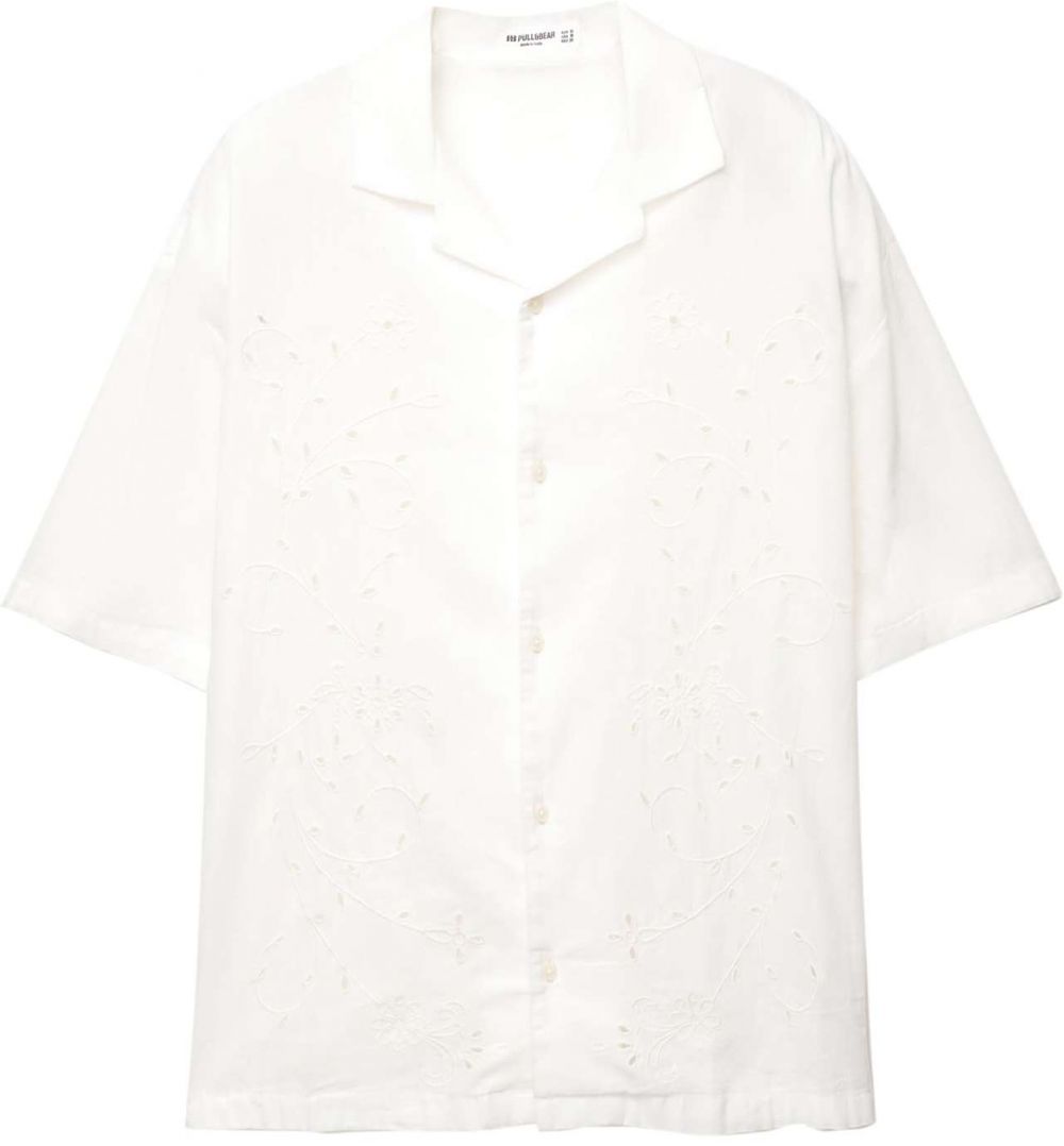 Pull&Bear Košeľa  biela