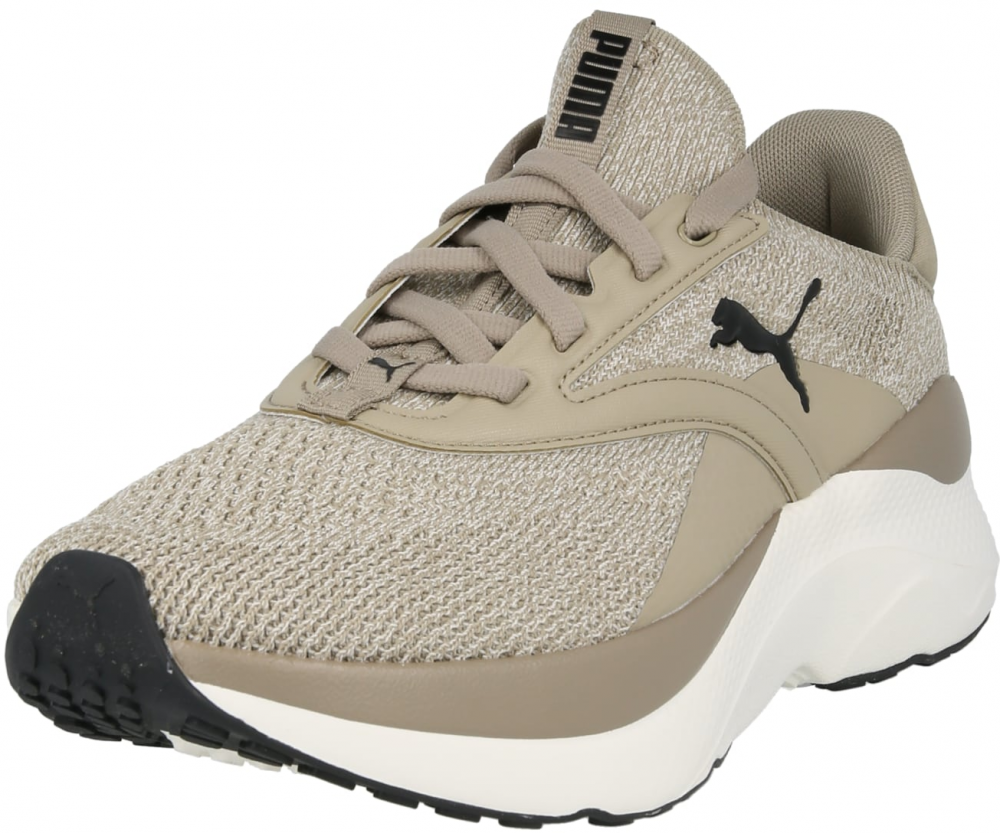PUMA Bežecká obuv 'Softride Mayve'  tmavobéžová / mokka / čierna