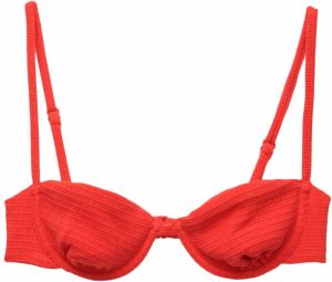 Pull&Bear Bikinový top  jasne červená