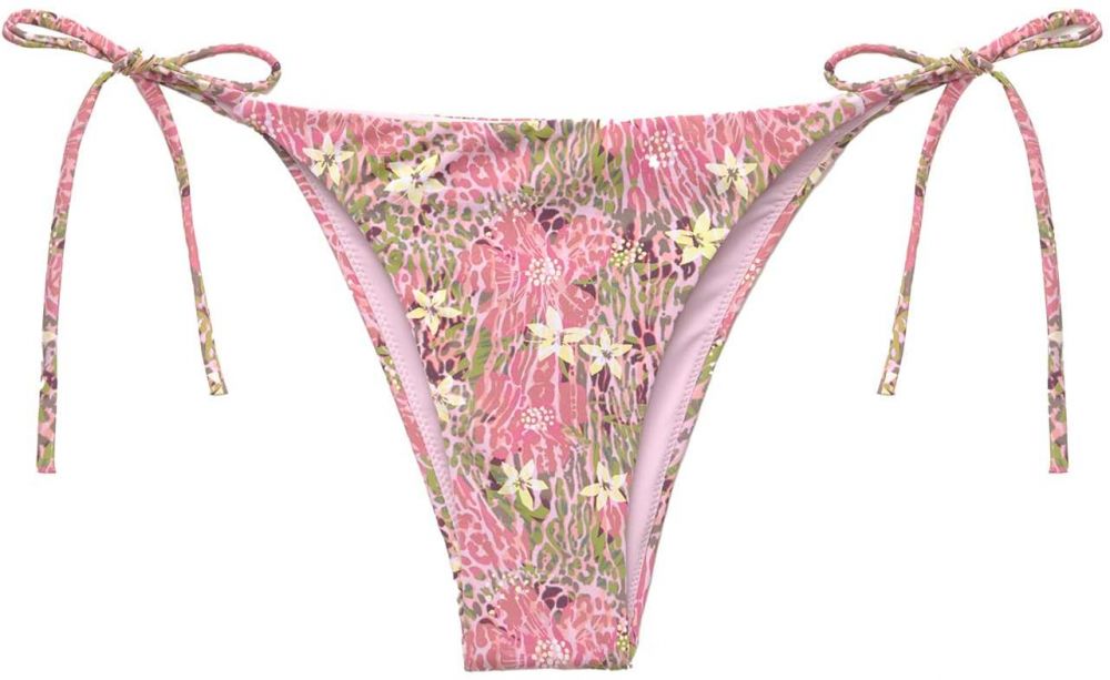 Pull&Bear Bikinové nohavičky  svetložltá / zelená / ružová / biela
