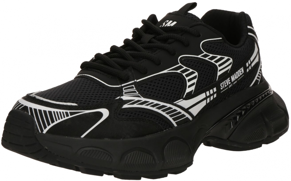 STEVE MADDEN Nízke tenisky 'Bantory'  svetlosivá / čierna