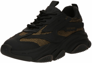 STEVE MADDEN Nízke tenisky 'POSSES'  zlatá / čierna