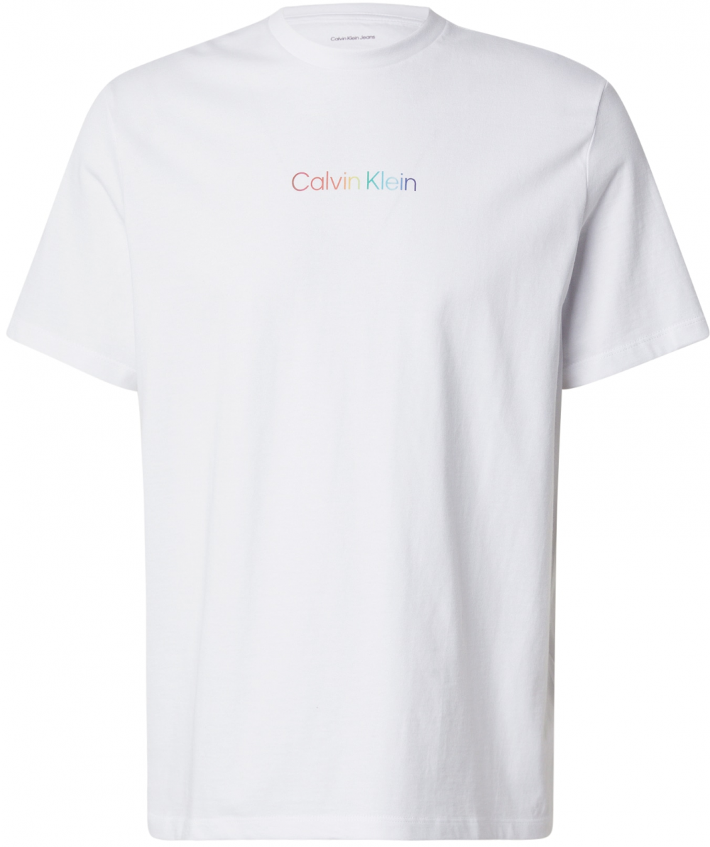 Calvin Klein Jeans Tričko  žltá / nefritová / karmínovo červená / biela