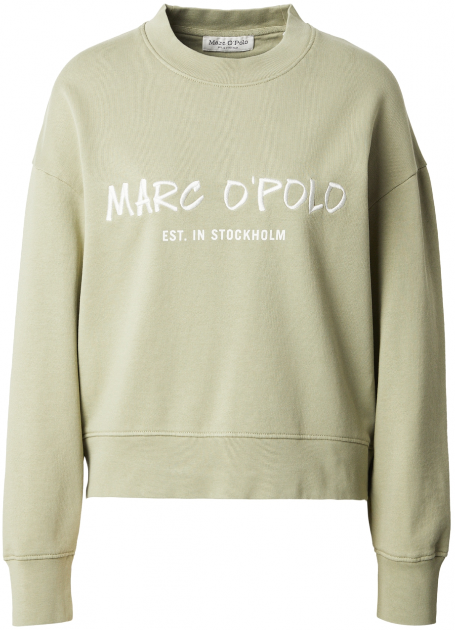 Marc O'Polo Mikina  kaki / biela