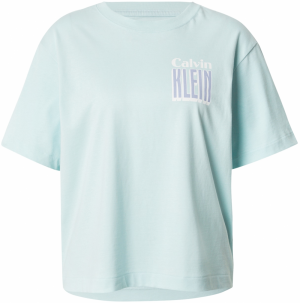 Calvin Klein Jeans Tričko  mätová / svetlofialová / biela