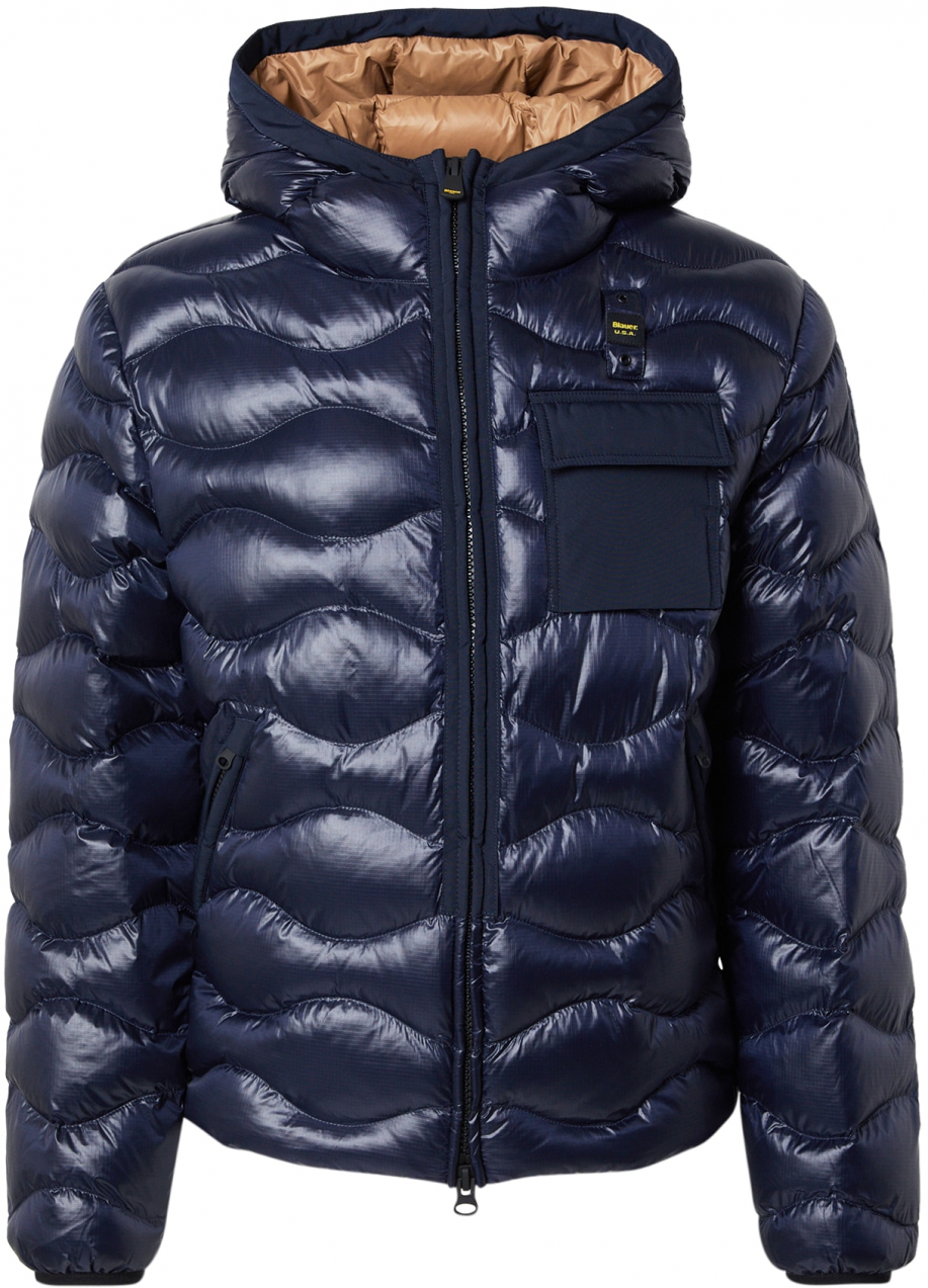 Blauer.USA Zimná bunda 'BRYANT'  tmavomodrá