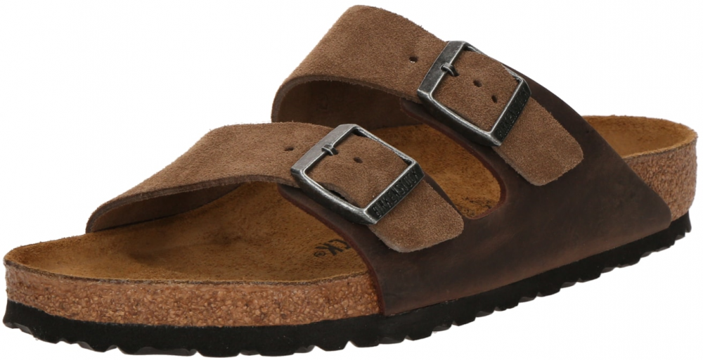 BIRKENSTOCK Šľapky 'Arizona'  hnedá