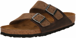 BIRKENSTOCK Šľapky 'Arizona'  hnedá