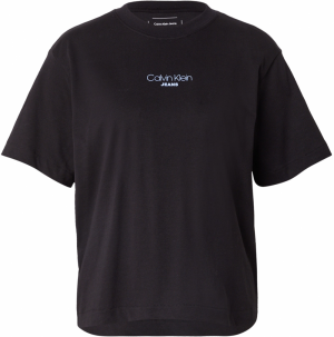 Calvin Klein Jeans Tričko  svetlomodrá / čierna