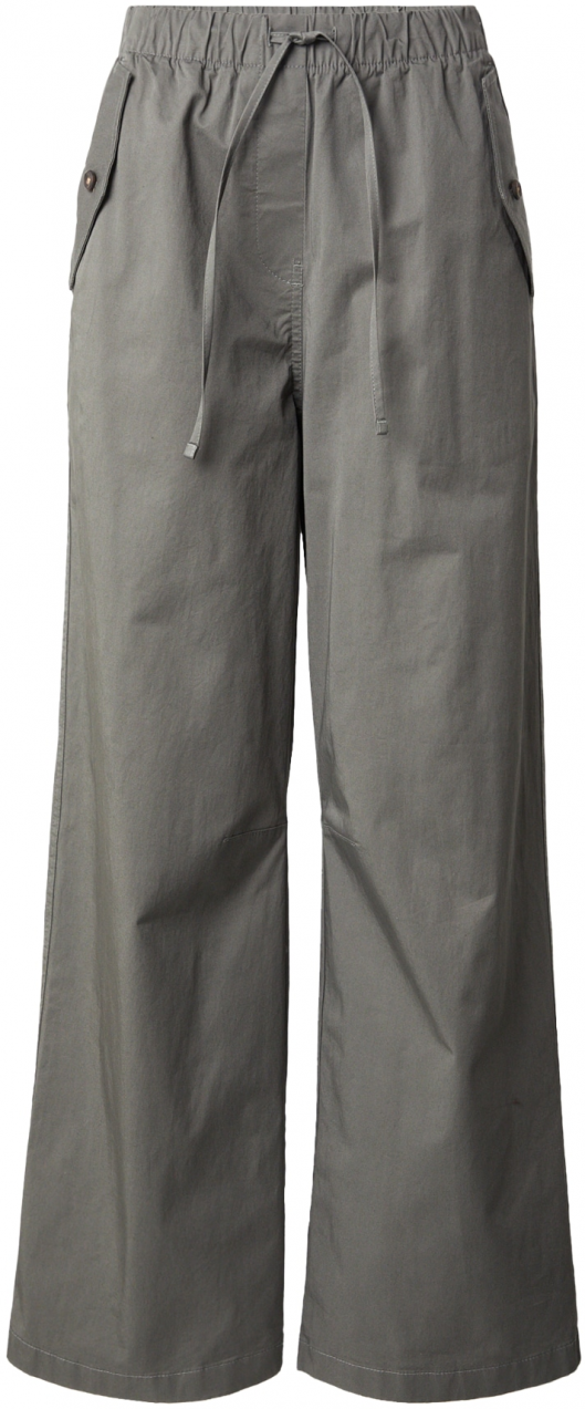 Calvin Klein Jeans Nohavice  tmavosivá