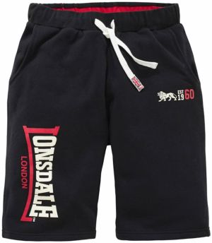 LONSDALE Nohavice  krémová / červená / čierna