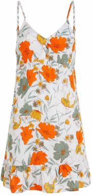 O'NEILL Šaty 'Malu'  zelená / oranžová / oranžovo červená / biela