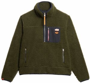 Superdry Sveter  námornícka modrá / zelená / oranžová