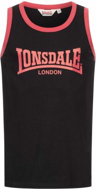 LONSDALE Tričko 'KNOCKAN'  červená / čierna
