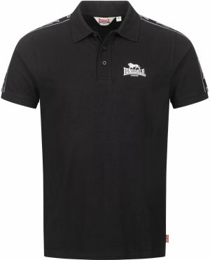 LONSDALE Tričko 'Setter'  čierna / biela