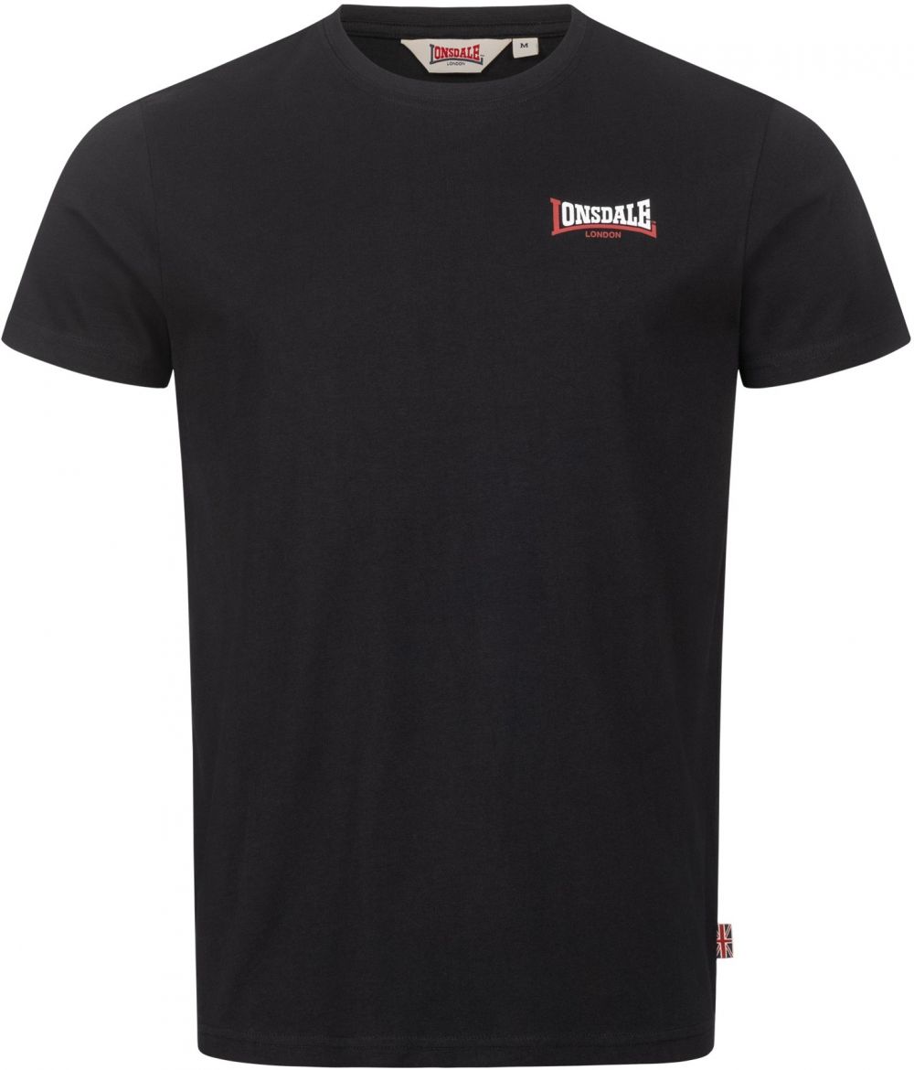 LONSDALE Tričko 'Dale'  červená / čierna / biela