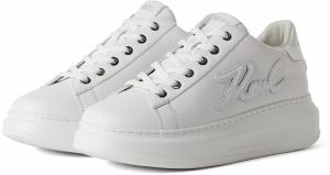 Karl Lagerfeld Nízke tenisky ' KAPRI SIGNIA NIEDRIGE SNEAKER '  biela