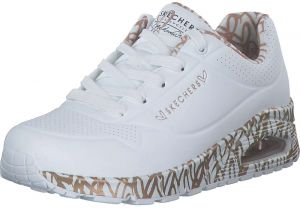 SKECHERS Nízke tenisky 'Loving Love'  zlatá / biela